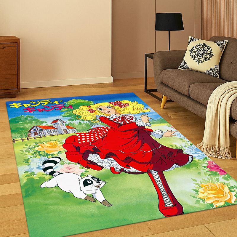 Kids Outdoor Area - Tapete antiderrapante para sala de estar